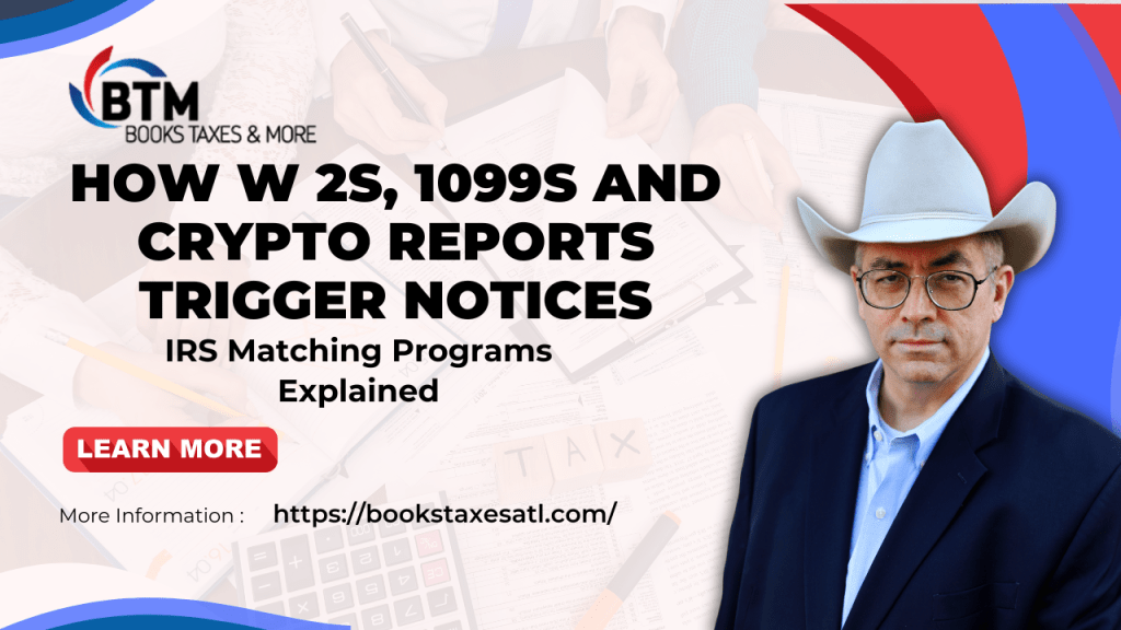IRS Matching Programs Explained, How W-2s, 1099s and Crypto Reports Trigger&nbsp;Notices